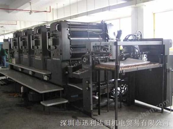 1987海德堡对开四色SM102V印刷机
